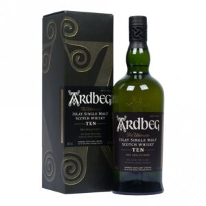 Ardbeg 10 Year Old peated Islay single malt Scotch whisky bottle for sale authentic