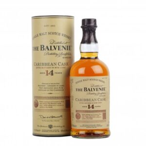 Balvenie 14 Year Old Caribbean Cask rum finish Speyside single malt whisky bottle for sale authentic