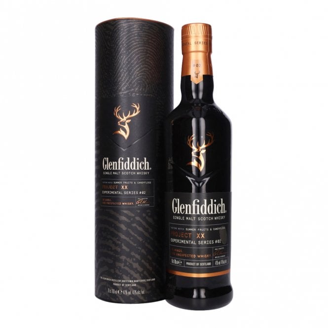 Glenfiddich Project XX Experimental Series single malt Scotch whisky bottle for sale authentic