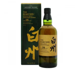 Hakushu 18 Year Old Japanese single malt whisky lightly peated bottle for sale authentic
