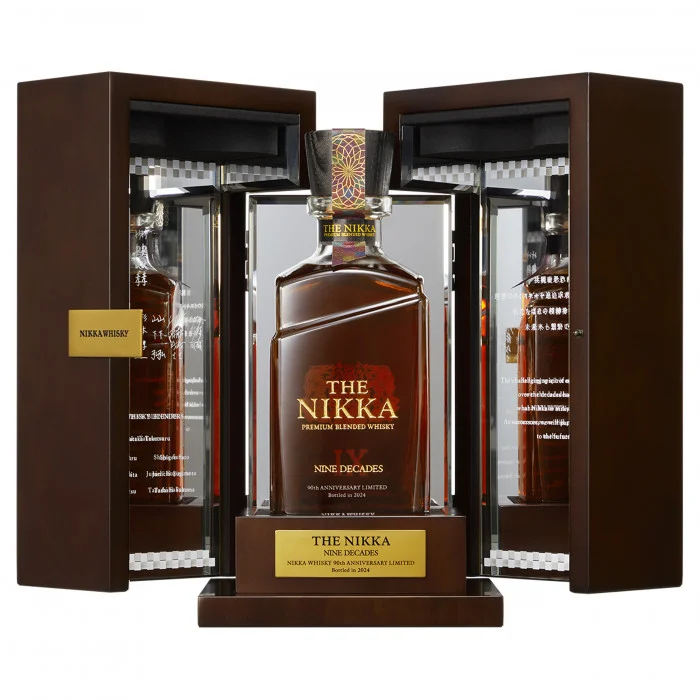 Nikka Nine Decades 90th Anniversary limited edition Japanese whisky bottle for sale buy Nikka Nine Decades rare collector whisky authentic bottle online