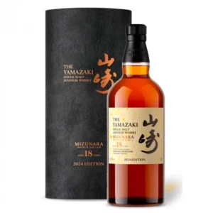 Yamazaki 18 Mizunara Tsukuriwake 2024 limited edition Japanese whisky bottle for sale