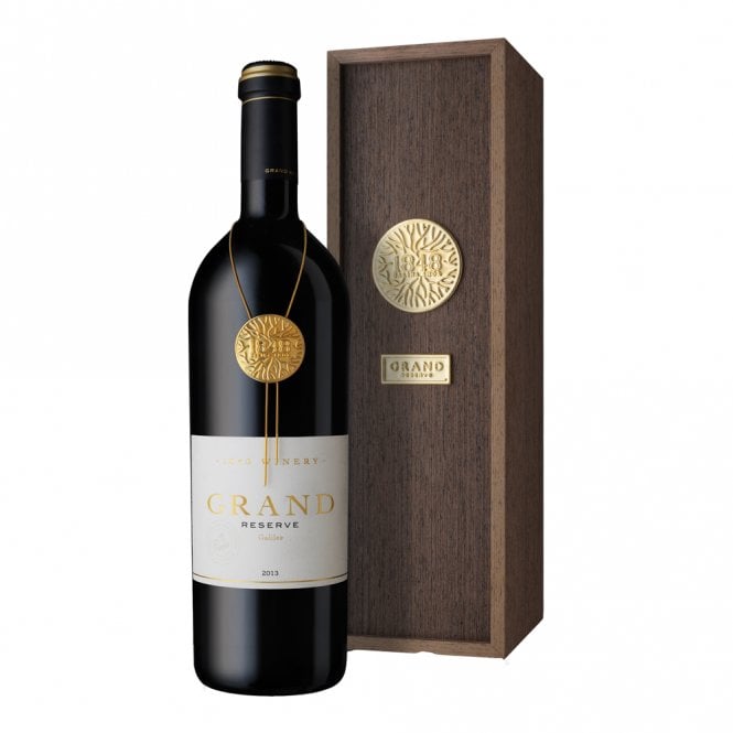 1848 Grand Reserve premium red wine bottle elegant label