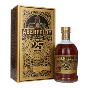 Aberfeldy 25 Year Old 125th Anniversary Edition Highland Scotch whisky bottle for sale authentic