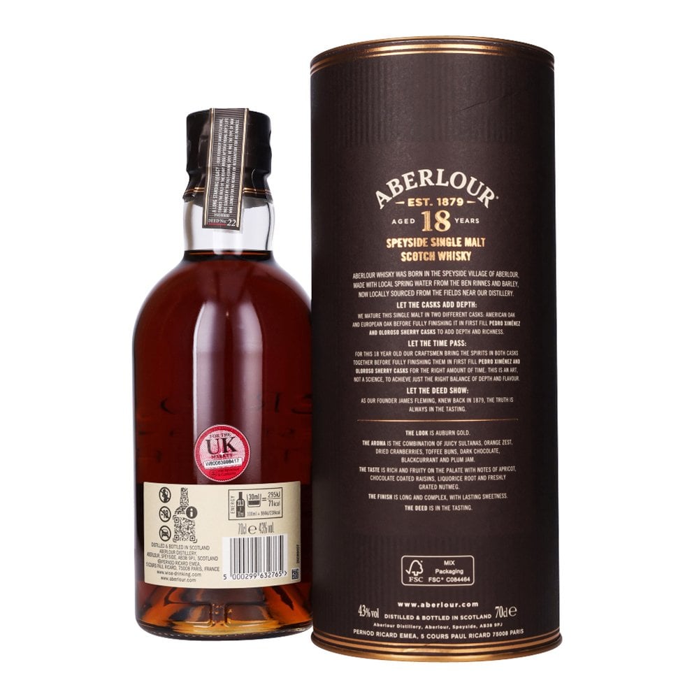 aberlour 18 year double sherry cask