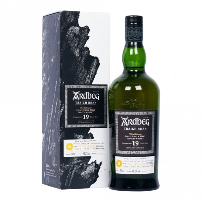 Ardbeg 19 Year Old Traigh Bhan Batch 3 Islay peated Scotch whisky bottle for sale authentic