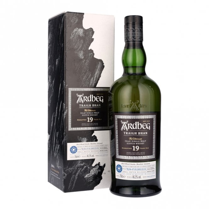 Ardbeg 19 Year Old Traigh Bhan Batch 4 Islay peated Scotch whisky bottle for sale authentic