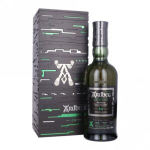 Ardbeg Vintage Y2K 24 Year Old ultra aged Islay peated Scotch whisky bottle for sale authentic
