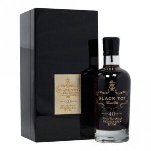 Black Tot 40 Year Old rare aged rum bottle luxury edition