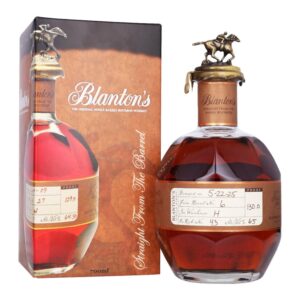 Blanton’s Straight From The Barrel 2025 single barrel barrel strength bourbon whiskey bottle premium collectible