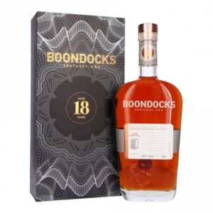 Boondocks 18 Year Old Kentucky straight bourbon whiskey bottle aged premium smooth bourbon for sale