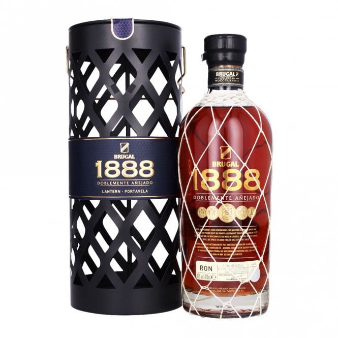 Brugal 1888 rum lantern gift pack premium presentation set