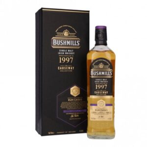 Bushmills 1997 rum cask Causeway Collection Irish whiskey bottle rare release
