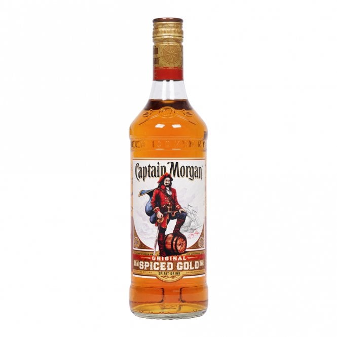 Captain Morgan Spiced Gold Rum bottle smooth spiced rum