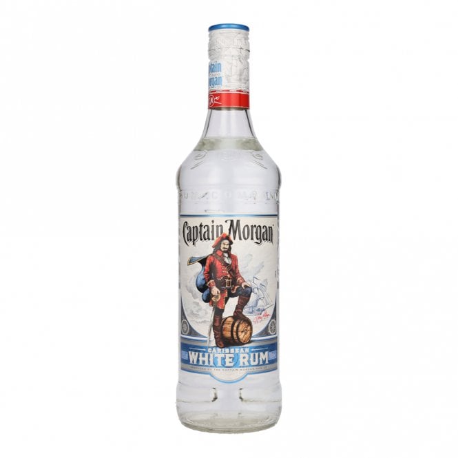 Captain Morgan White Rum bottle light smooth mixing rum
