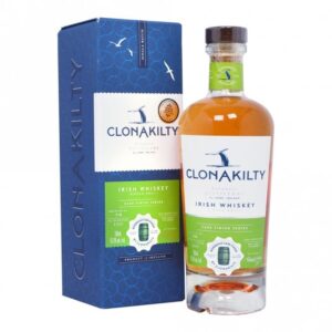 Clonakilty single grain Bordeaux cask finish Irish whiskey bottle