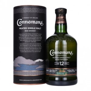 Connemara 12 Year Old peated Irish whiskey smoky single malt bottle