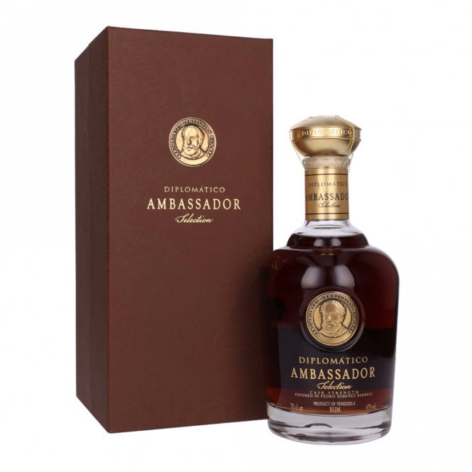 Diplomático Ambassador luxury aged rum bottle premium edition