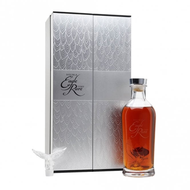 Double Eagle Very Rare 20 Year Old bourbon whiskey luxury crystal decanter collectible premium aged bourbon