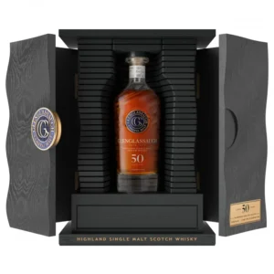 Glenglassaugh 50 Year Old Serpentine 49 ultra rare aged Scotch whisky bottle for sale authentic