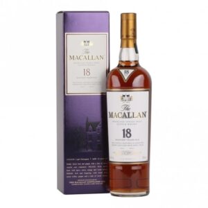 Macallan 18 Year Old Sherry Oak 2017 Speyside single malt Scotch whisky bottle for sale authentic