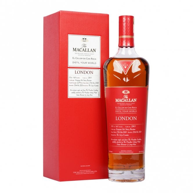 Macallan 2008 Distil Your World London Edition single cask Speyside Scotch whisky bottle for sale authentic