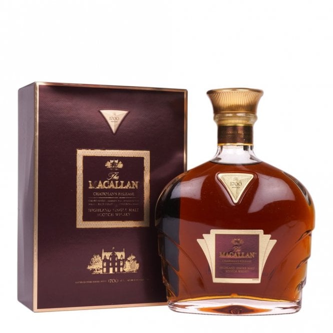 Macallan Chairman's Release 1700 Series rare luxury Speyside single malt Scotch whisky bottle for sale authentic