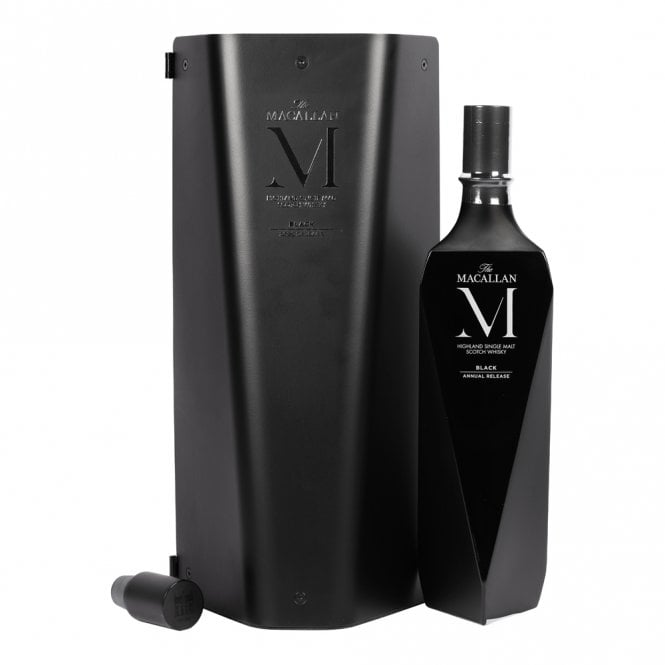 Macallan M Black 2022 Release ultra luxury Speyside single malt Scotch whisky bottle for sale authentic