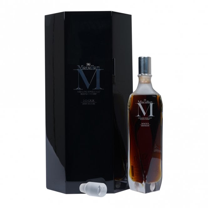 Macallan M in Lalique Decanter 2020 ultra luxury Speyside single malt Scotch whisky crystal bottle for sale authentic