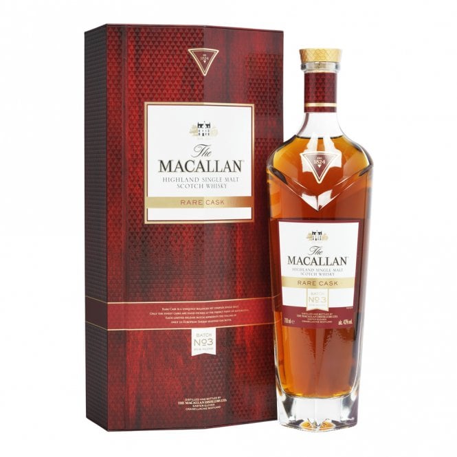 Macallan Rare Cask Batch 3 2018 Release Speyside single malt Scotch whisky bottle for sale authentic