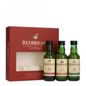 Redbreast Family Collection 3x5cl miniatures Irish whiskey gift set