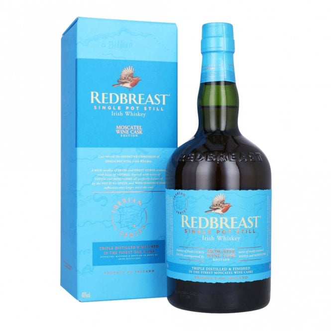 Redbreast Moscatel Wine Cask Edition Irish whiskey bottle limited release