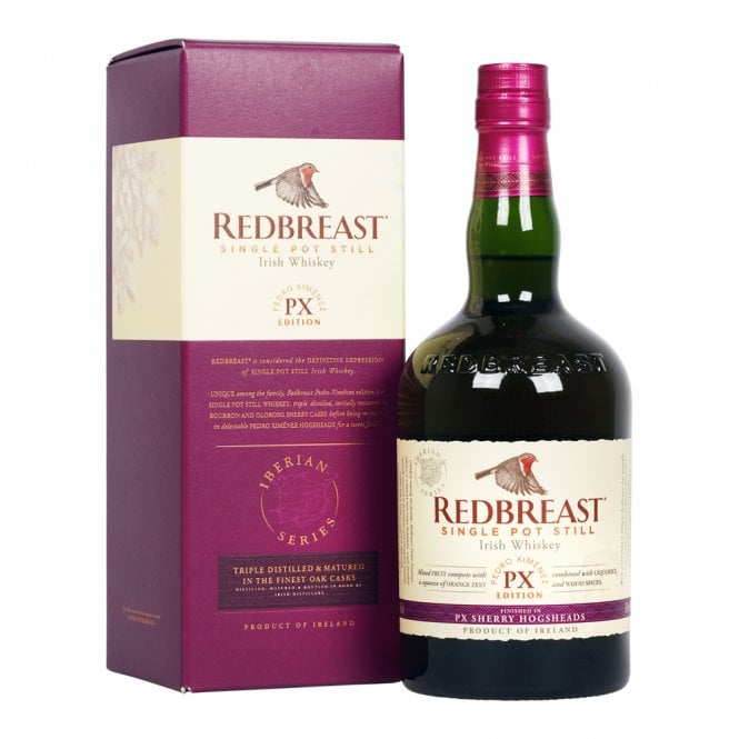 Redbreast PX Edition Irish whiskey Pedro Ximénez cask bottle